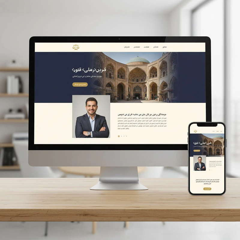 طراحی سایت وکلا تبریز